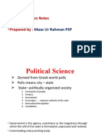 Political Science Notes: Government & Forms