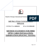 MIP17-MS-3003 METHOD OF STATEMENT FOR PIPELINE CROSSING ABOVE EXISTING CORRIDOR Rev.0