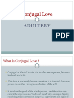 Conjugal Love and Adultery