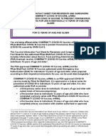 EUA 27034 - Pfizer Fact Sheet For Recipients - 12-15y Approval