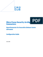 Micro Focus Security Arcsight Connectors: Smartconnector For Sourcefire Defense Center Estreamer Configuration Guide