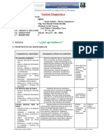 Qué aprendimos en la unidad diagnóstica