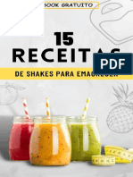 Receitas de shakes caseiros para emagrecer rápido