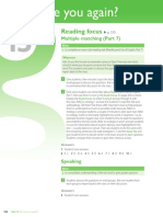Reading Focus: Multiple Matching (Part 7)