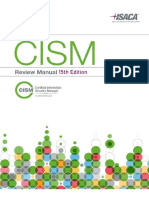 CISM Manual 15th Edition (ISACA)