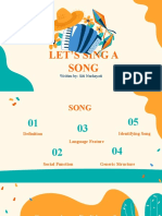 Let'S Sing A Song: Written By: Siti Nurhayati