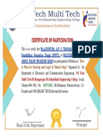 Ms.A.PUNITHA Participation Certificate