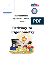 Pathway To Trigonometry: Grade 9