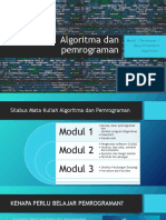 Algoritma Dan Pemrograman M1P1