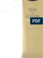 Martín, Jose P. Introducción General en Filón de Alejandría, Obras Completas. Pp. 9 A 20