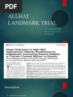 Allhat Landmark Trial