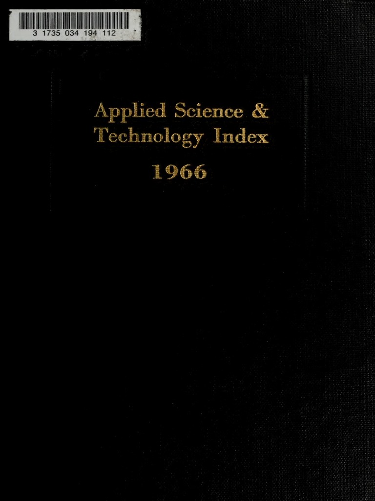 Applied Science Tech 1966 Rich | PDF | Engineering
