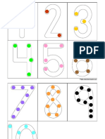 Numeros e Quantidades Com Massinha de Modelar