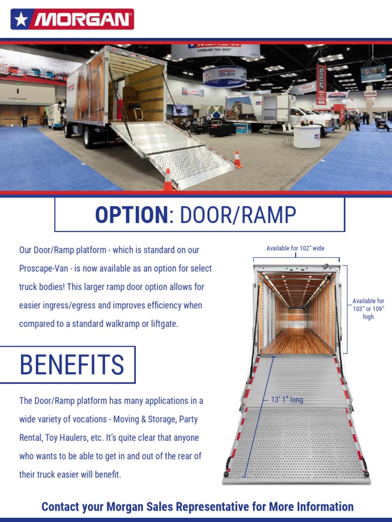 Modular Ramp Options for Morgan Trucks | PDF | Door | Truck
