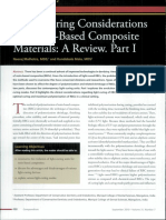 Light-Curing For Resin-Based Materials:: Considerations Composite / A Review. Part I