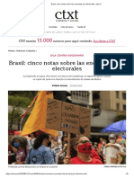 Brasil - Cinco Notas Sobre Las Encuestas Pre-Electorales - CTXT - Es