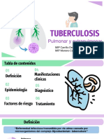 Tuberculosis Pulmonar y Extrapulmonar