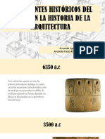Antecedentes Históricos Del Dibujo en La Historia de La Arquitectura.