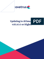 Updating To Avimark V18.10.0 or Higher