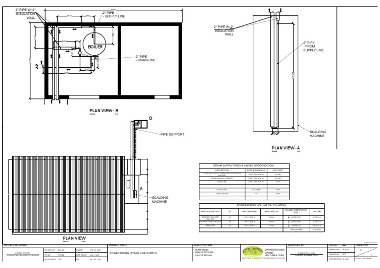 Boiler: 2'' PIPE - Supply Line 2'' PIPE W/ 2'' Insulation Wall | PDF ...