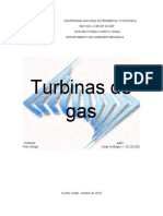 Trabajo de Turbina de Gas