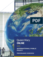 International Public Policy: Programme Overview
