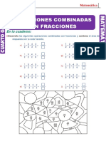 Operaciones Combinadas Con Fracciones: en Tu Cuaderno