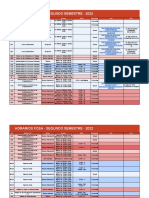 Horarios Semestre Actual