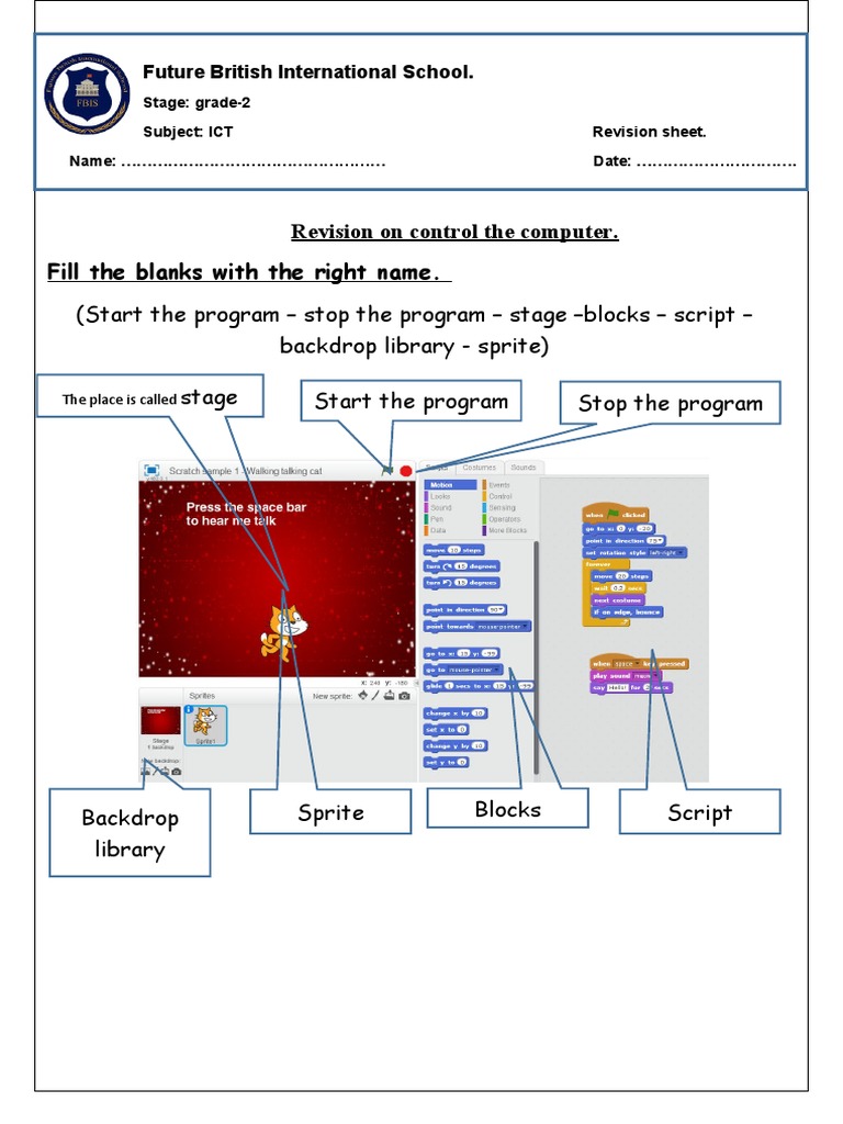 Revision On Control The Computer | PDF