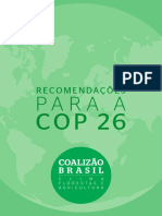Recomendações essenciais para a COP 26