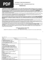 Windshield Survey Form From Indiana