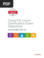 Comptia Linux xk0 005 Exam Objectives (1 0)