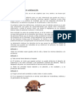 Derecho de Los Animales