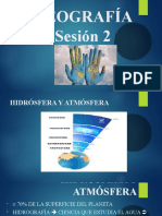 Hidrosfera y atmósfera: aguas oceánicas, continentales y la circulación atmosférica