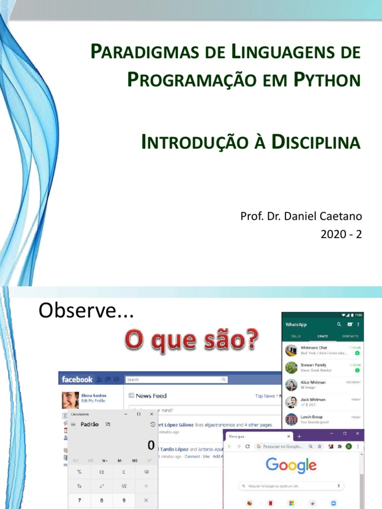 Paradigmas de Programação em Python | PDF | Linguagem de programação ...