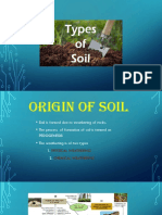 Origin and Types of Soil