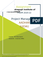 Assignment: Project Management