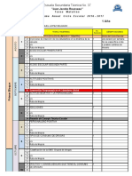 Cronograma Tutoria Primero 2016-2017