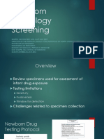 PQCNC Toxicology Newborn Drug Screens