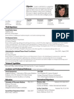 Updated Ally Resume 2011