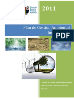 Plan Gestion Ambiental Institucional