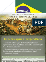 Independência Do Brasil - 8º Ano