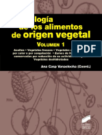 Tecnologia de Los Alimentos de Origen Vegetal (Casp, 2014 Ed1)