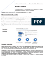 Ficha de Trabajo N°2 Medidas Físicas, Cifras Significativas