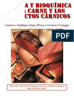 Gustavo Andújar, Dany Pérez y Octavio Venegas Libros Sobre Ciencia y Tecnología de La Carne y Productos Cárnicos ISBN - 978-959!16!1059-1
