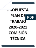 Comisión técnicaAGOSTO 2020