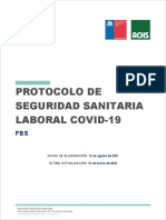 Protocolo Seguridad Sanitaria Laboral Covid-19 - Empresa FBS