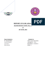 Hemant Lok Adalat Field Visit Report