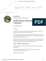 Log Registro de Infotipos (Historico de Modificações)