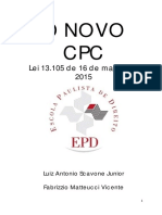 Novo CPC 2016.1 - Prof. Scavone